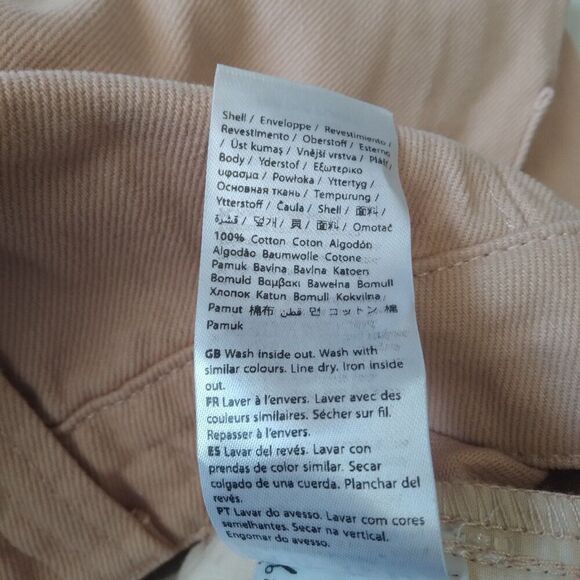 NA-KD Wide Leg Tan Pleated Front High Waisted Cargo Style Pants Women's Size 36 - Picture 4 of 12